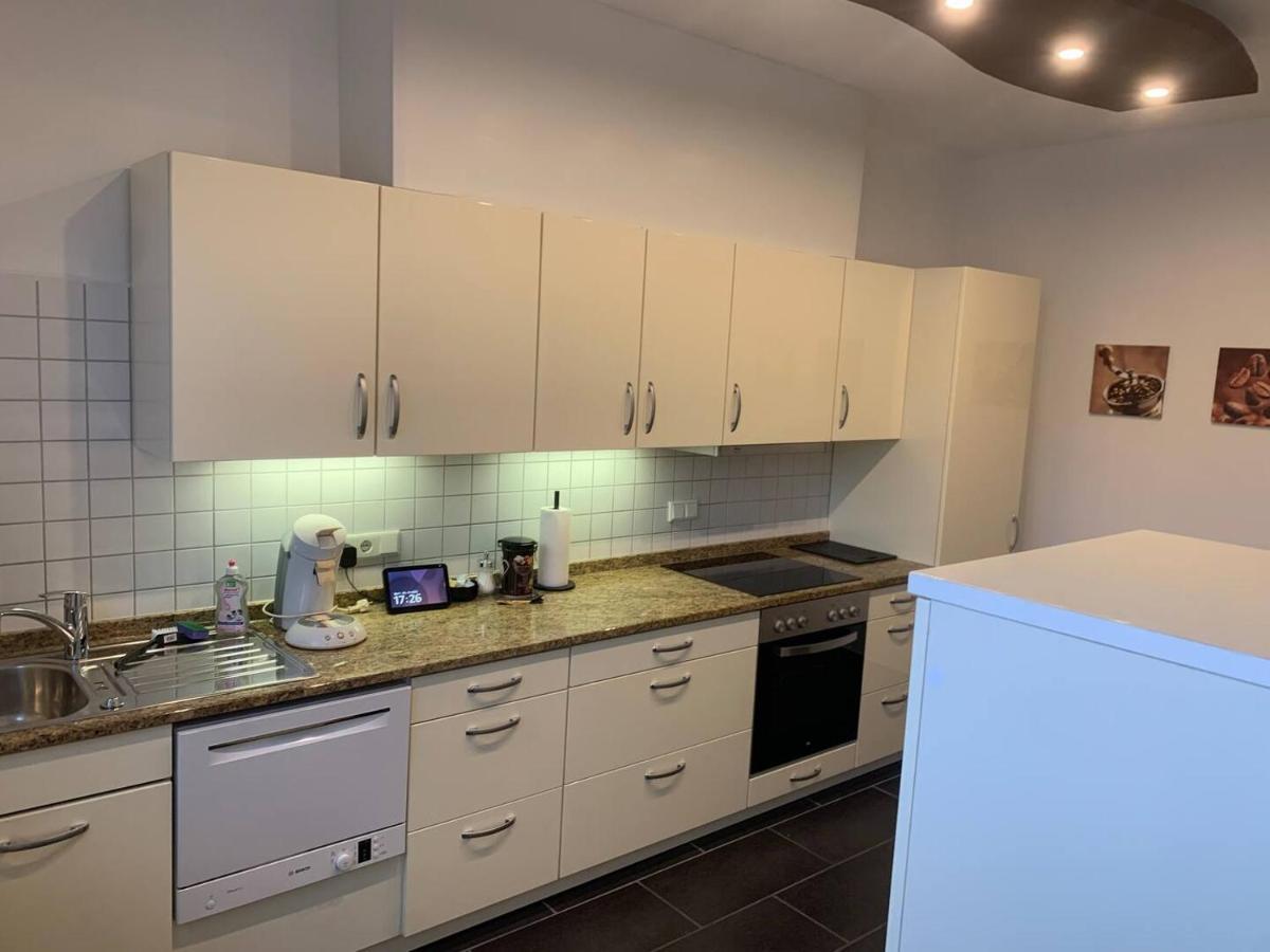 Mainpark Apartment 4 Schlafzimmer Bis Zu 10 Personen Direkt Ueber Aschaffapartment Bei Aschaffenburg Mainaschaff Exterior photo